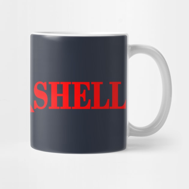 Glitch In The Shell - Red Logo by prometheus31